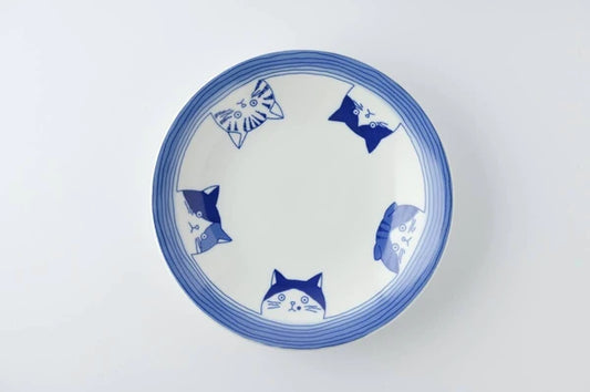 Staring Cats Plate | Shichita (Japan)
