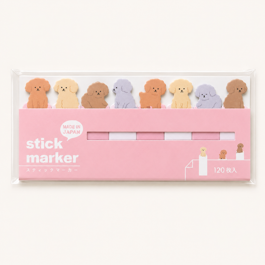 Poodles Doodles Sticky Note Marker | Mind Wave (Japan)