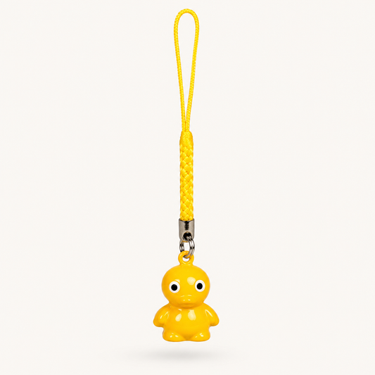 Yellow Duck Bell Charm (Japan)