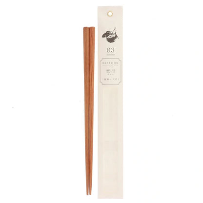 Mandarine Mikan Wood Chopsticks | Yamani (Japan)