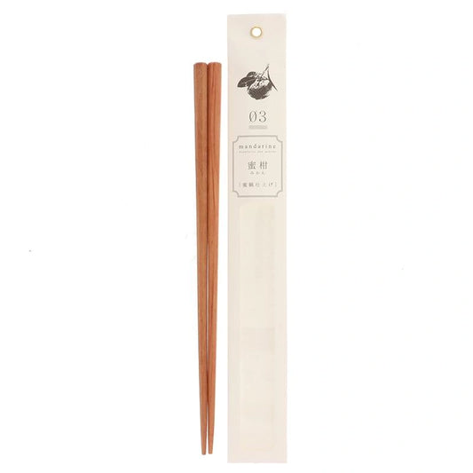 Mandarine Mikan Wood Chopsticks | Yamani (Japan)