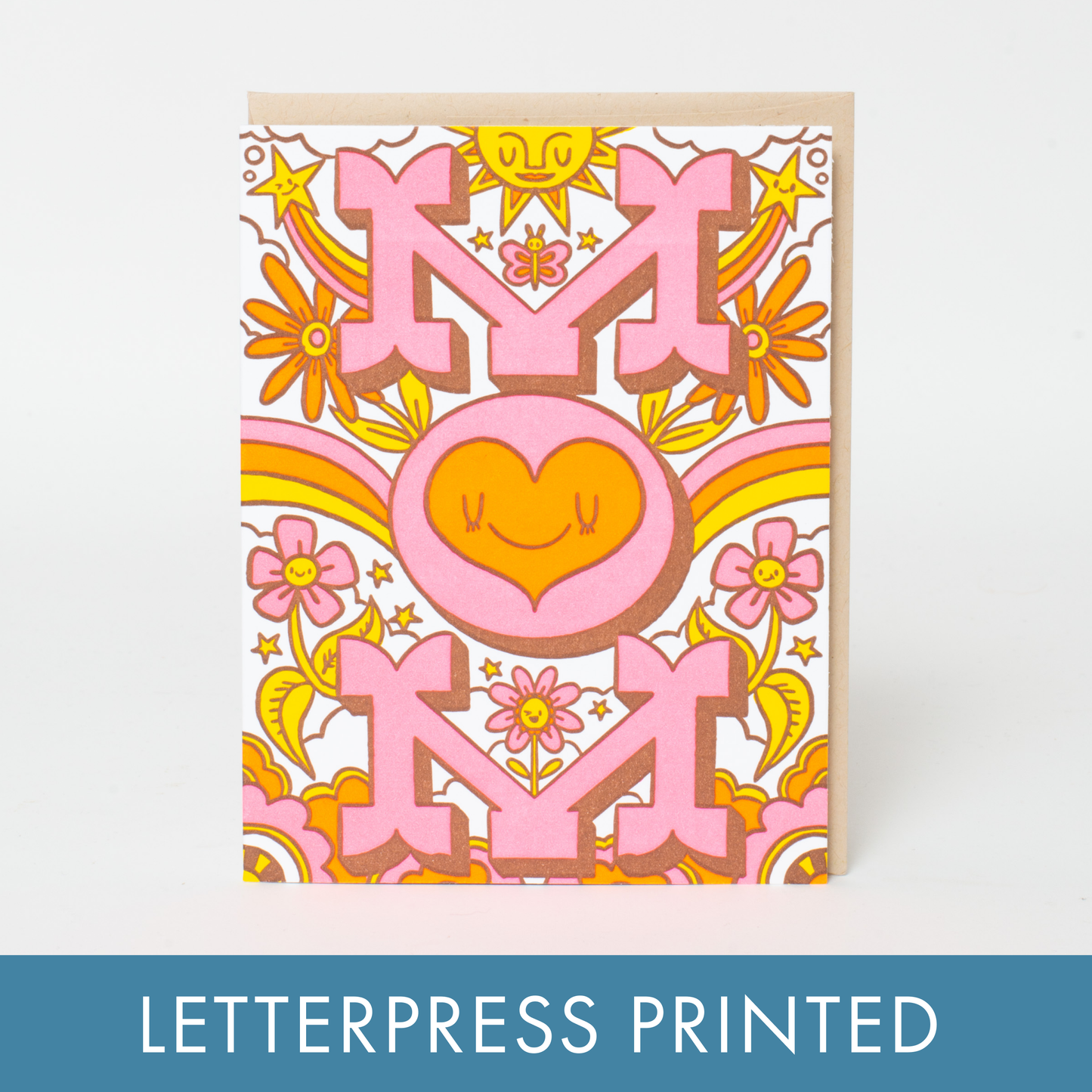 Groovy Mother’s Day Letterpress Card | Hello!Lucky (CA)