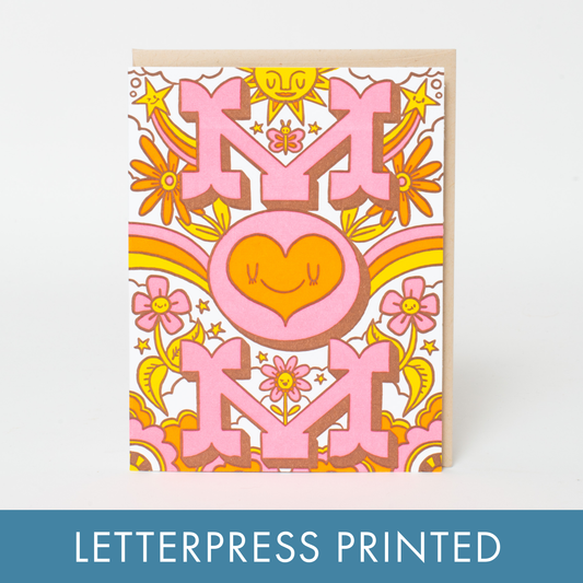 Groovy Mother’s Day Letterpress Card | Hello!Lucky (CA)
