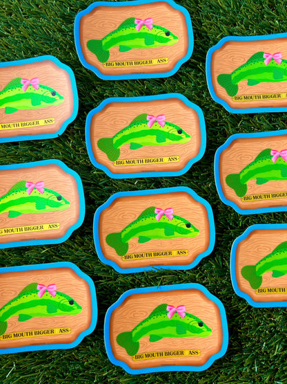Big Mouth Bigger Ass Sticker | The Peach Fuzz (CA)