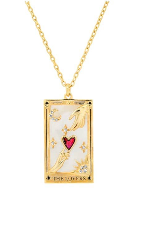 Lovers Tarot Card Necklace | Christine Jehlickova (ONT)