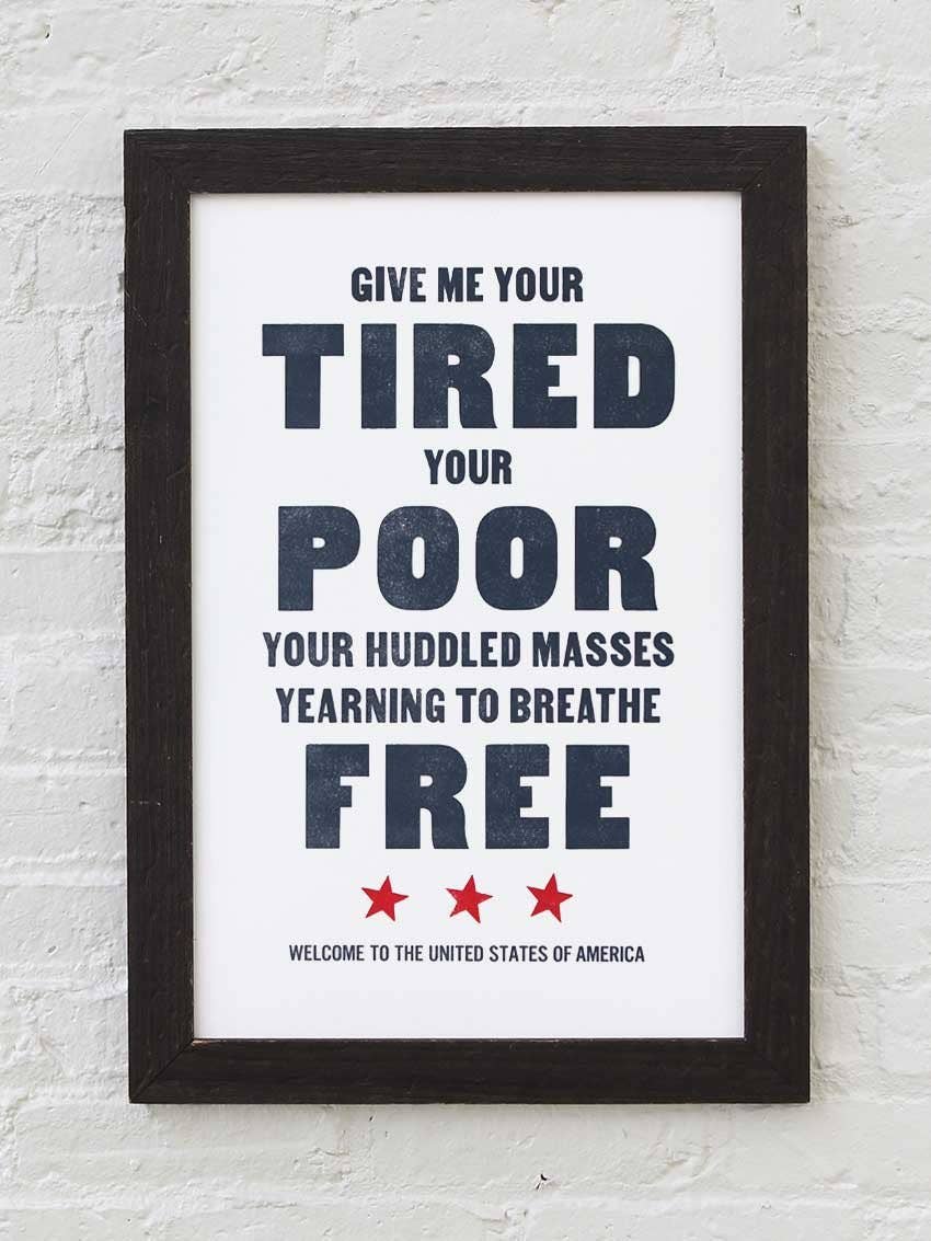 Welcome Home Letterpress Print | Old Try (WV)