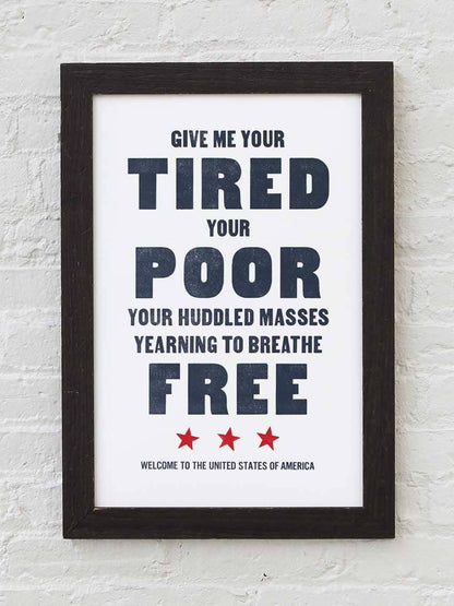 Welcome Home Letterpress Print | Old Try (WV)