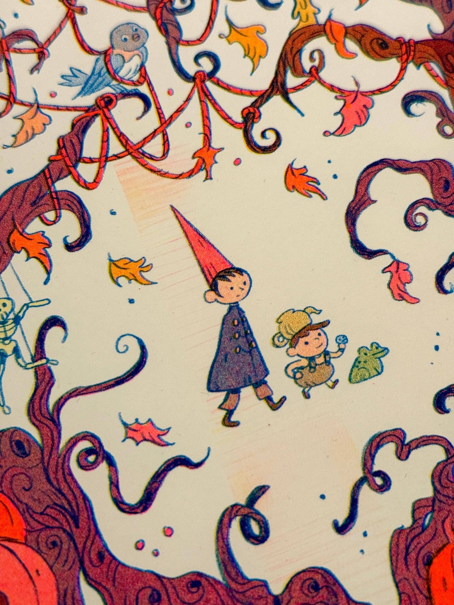 Ain’t That Just The Way Small | Over The Garden Wall tribute Riso Print | Natalie Andrewson (CA)