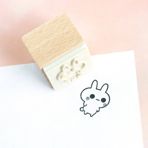 Bunny Awake Rubber Stamp | Robot Dance Battle (CA)