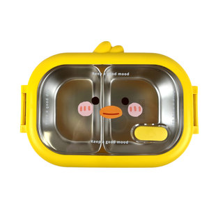 Chicks Bento Lunch Box with Stainless Steel Interior Lining (Japan)