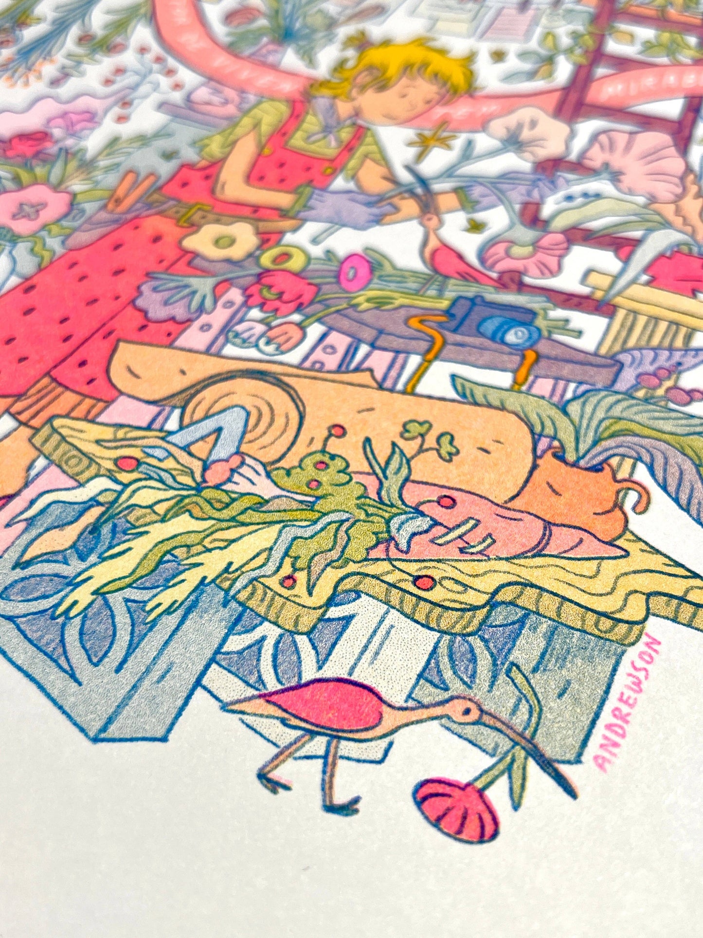 The Florist: Explorer of Living Wonders Risograph Print | Natalie Andrewson (CA)