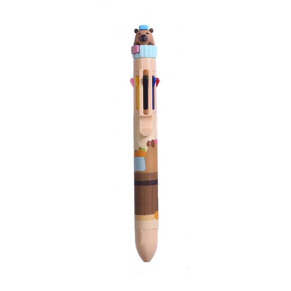 Capybara 10-Color Retractable Ball Pen | BCmini