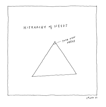 Hierarchy Letterpress Print | Liana Finck (NY)