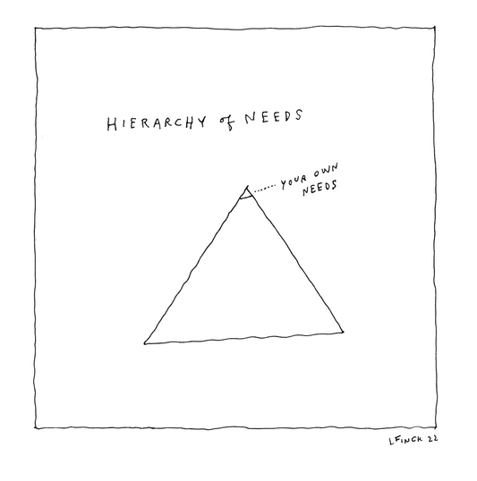 Hierarchy Letterpress Print | Liana Finck (NY)