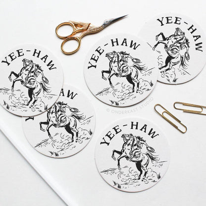 Yeehaw Cowgirl Coaster Set | Onderkast Studio (TX)