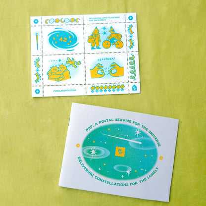 Constellations Zine and Stamp Sheet | Pencil and Post (WA)
