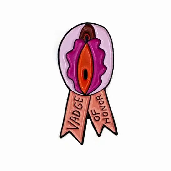 Vadge of Honor Enamel Pin | People I’ve Loved x Ohnut (USA)