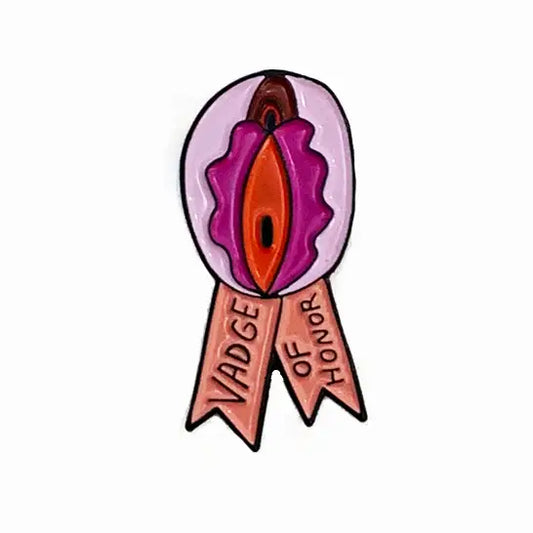 Vadge of Honor Enamel Pin | People I’ve Loved x Ohnut (USA)