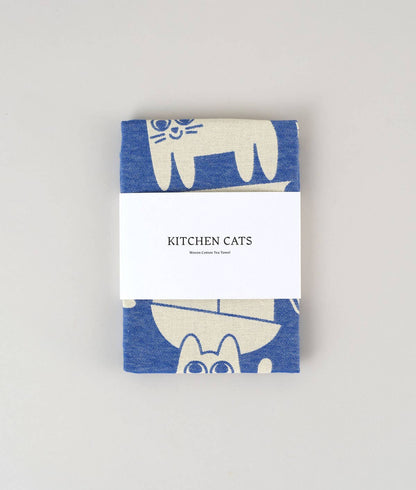 Kitchen Cats Tea Towel | Wrap (England)