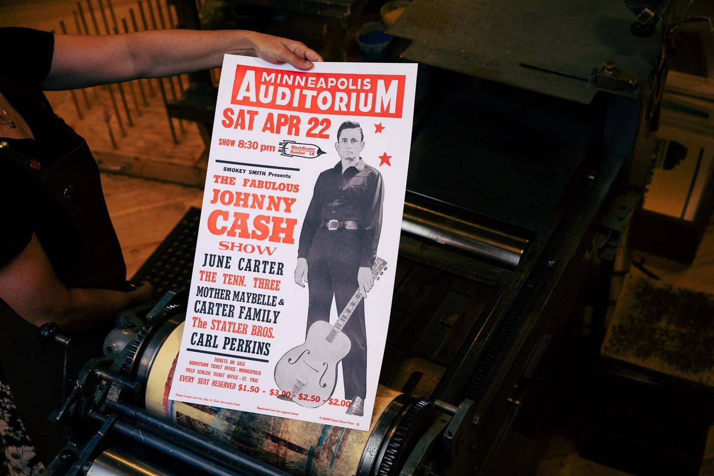 Johnny Cash | Hatch Show Print (TN)