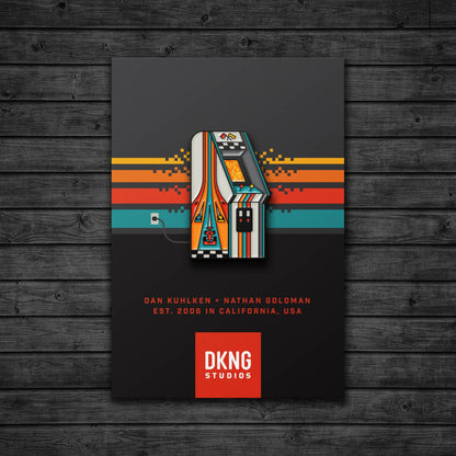Arcade: Race | Soft Enamel Pin | DKNG (CA)