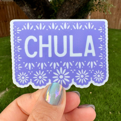 Papel Picado Chula Vinyl Sticker | Kalaka Tx (TX)