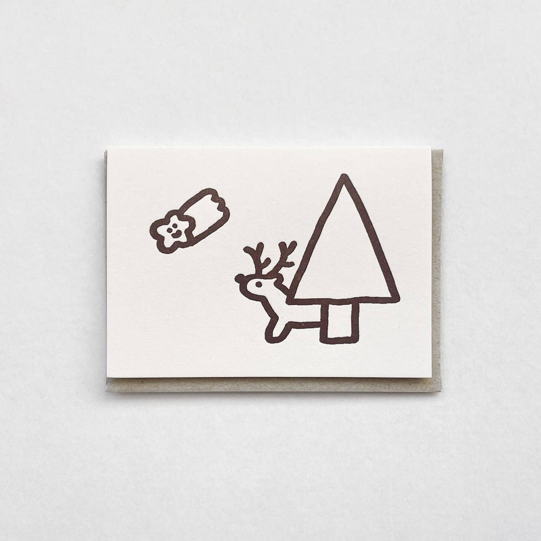 Wish upon a Star Letterpress Holiday Card | Oitama (CA)