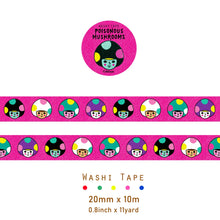 Load image into Gallery viewer, Poisonous Mushroom Washi Tape | Naoshi (CA)
