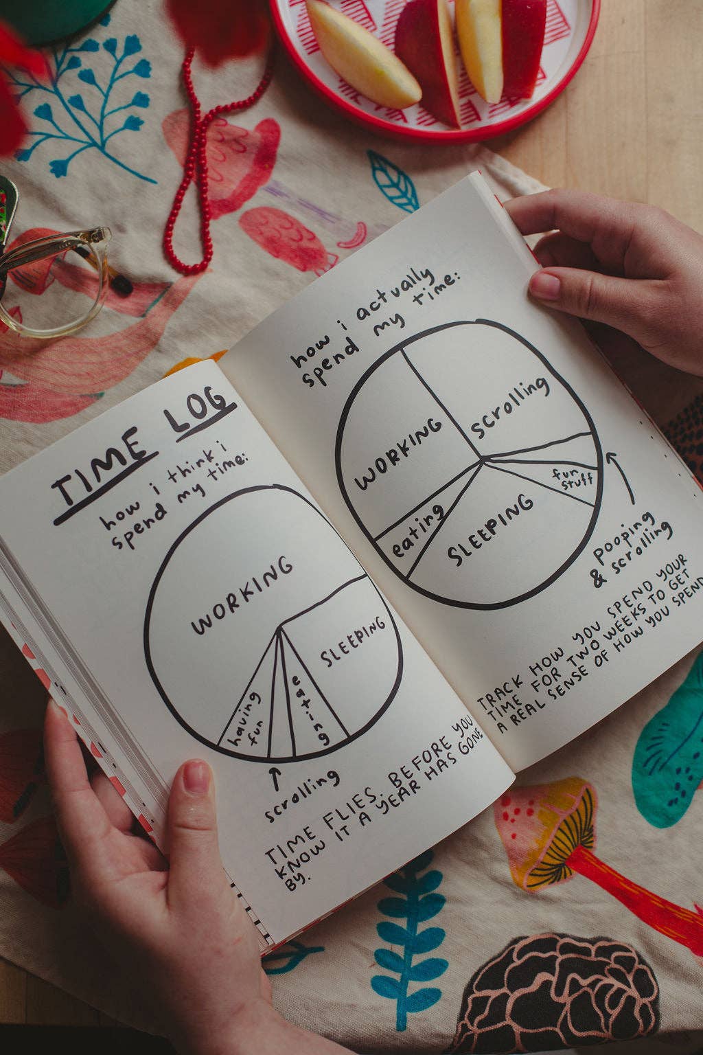 Make It Happen journal open to a goal-mapping spread