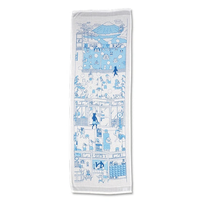 Tea Towel – Onsen Dogs | Kontex(Japan)