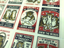 Load image into Gallery viewer, Portland Stamp Company Artist Series | Ravi Zupa &amp; Arna Miller | Drunk Cats
