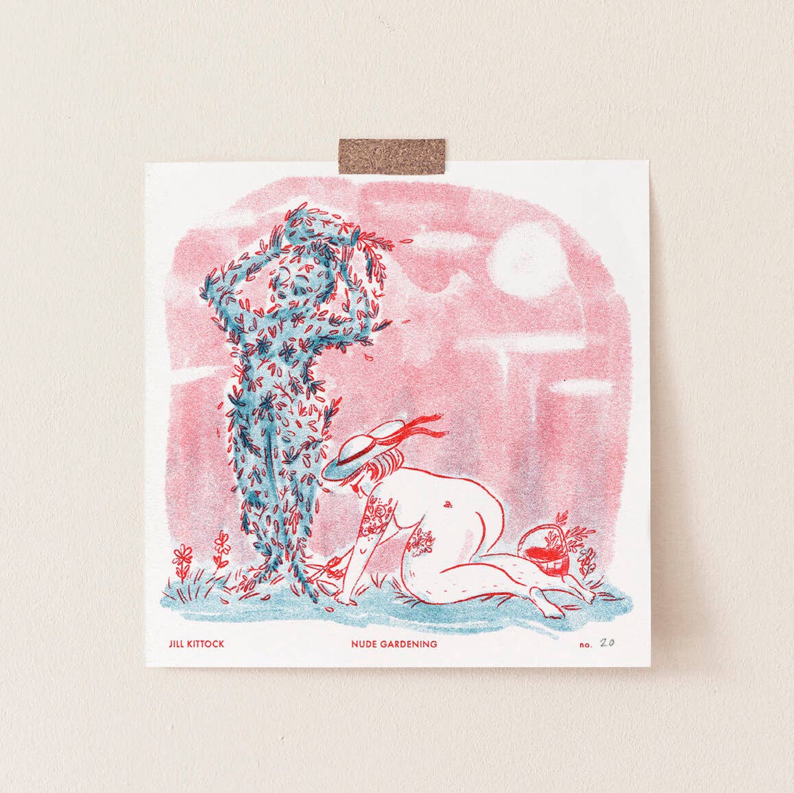 Nude Gardening Small Print | Jill Kittock (MN)