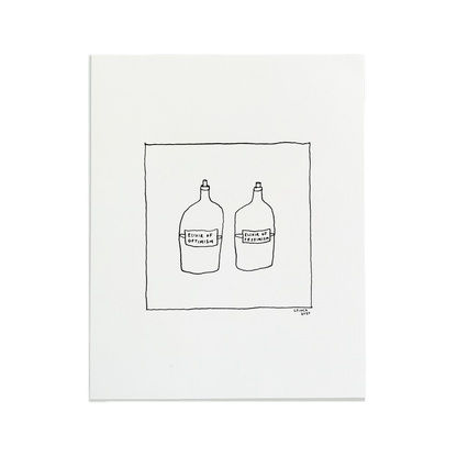 Elixirs Letterpress Print | Liana Finck (NY)