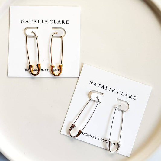 Safety Pin Hoops | Natalie Clare (IL)