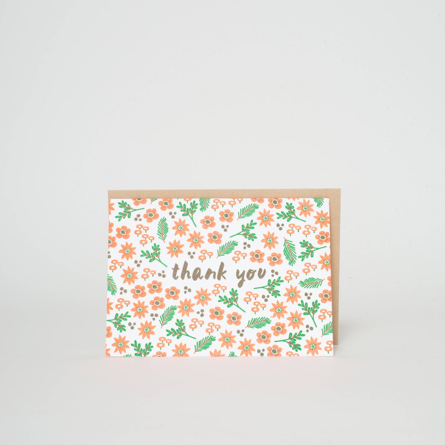Boxed Set Thank You Floral Letterpress Greeting Cards | Hello!Lucky (CA)