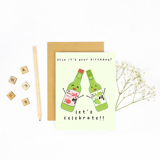 Soju Are a Year Older - Birthday Card | Milky & Co. Studios (AZ)