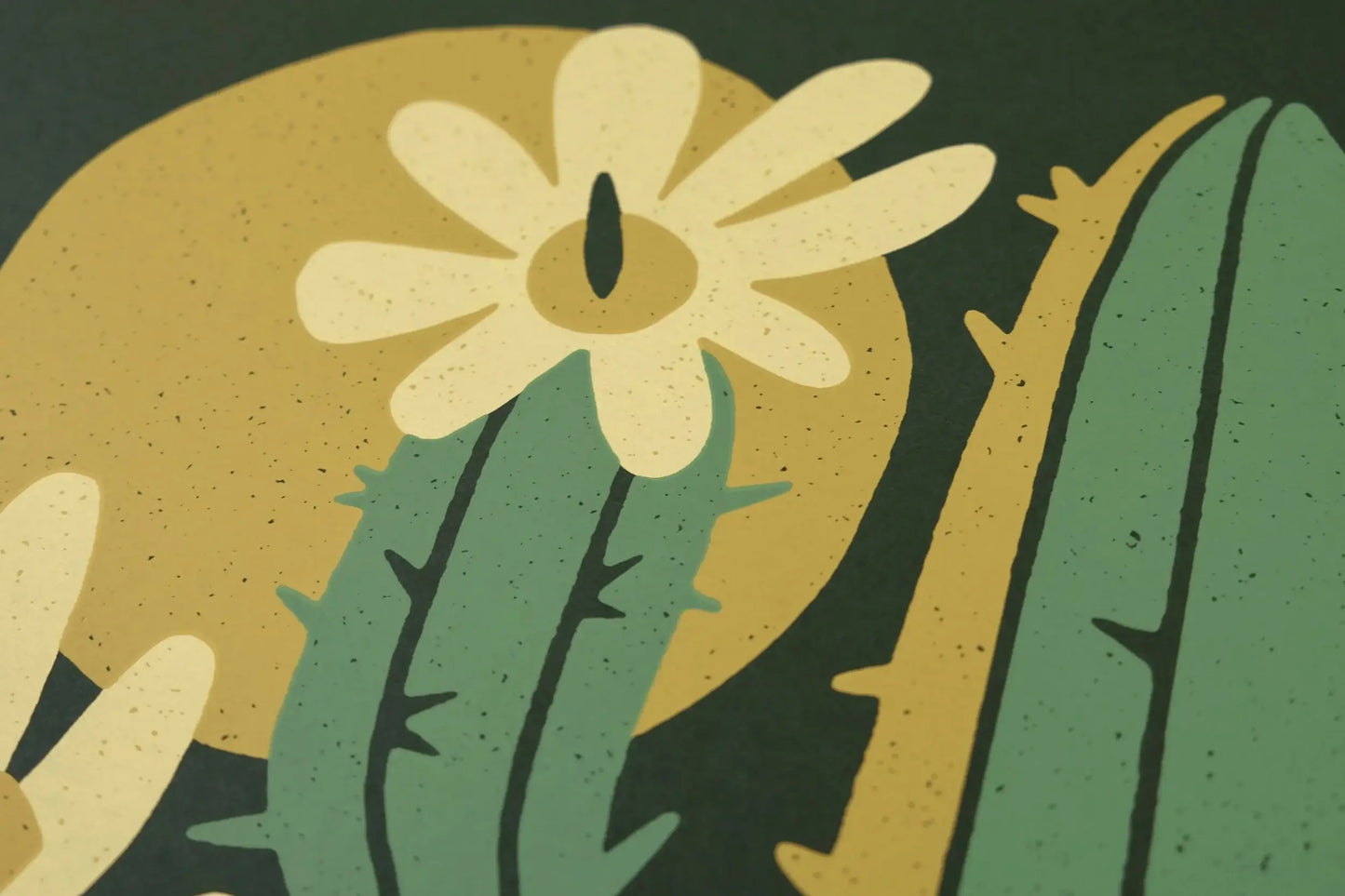 Saguaro Bloom Screenprint | Limited Edition | DKNG Studios (CA)