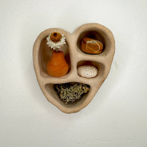 Mini Cement Heart of Inspiration | Sand | The Minimalist Ceramist (CA)