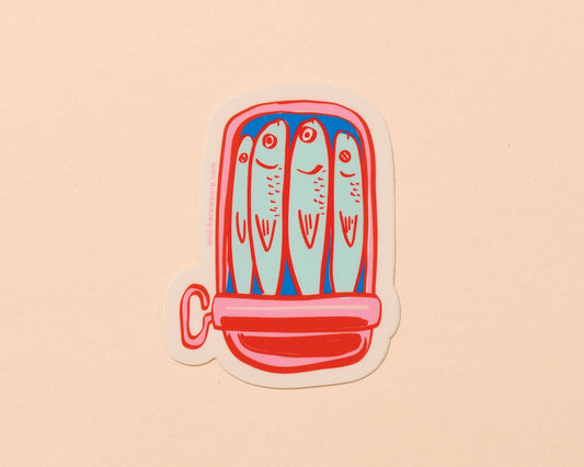 Sardines Vinyl Sticker | And Here We Are (OH)