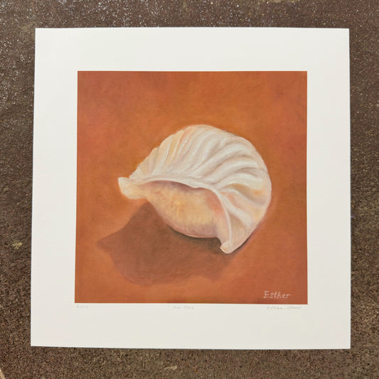Har Gao giclée art print by Esther Chow, photographed in store