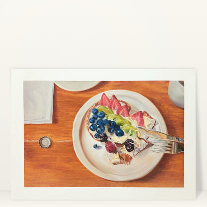 Sunday Afternoon giclée art print by Esther Chow, studio photo