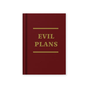 Evil Plans Mini Hardback Notebook A7 | Ohh Deer (UK)