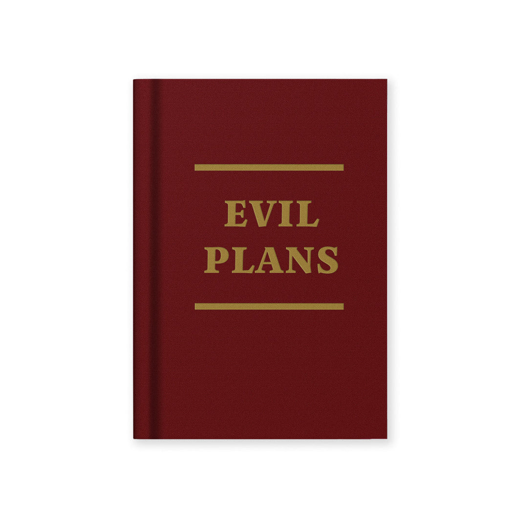 Evil Plans Mini Hardback Notebook A7 | Ohh Deer (UK)