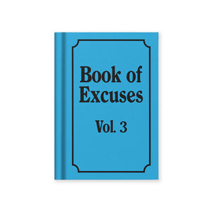 Book of Excuses Mini Hardback Notebook A7 | Ohh Deer (UK)