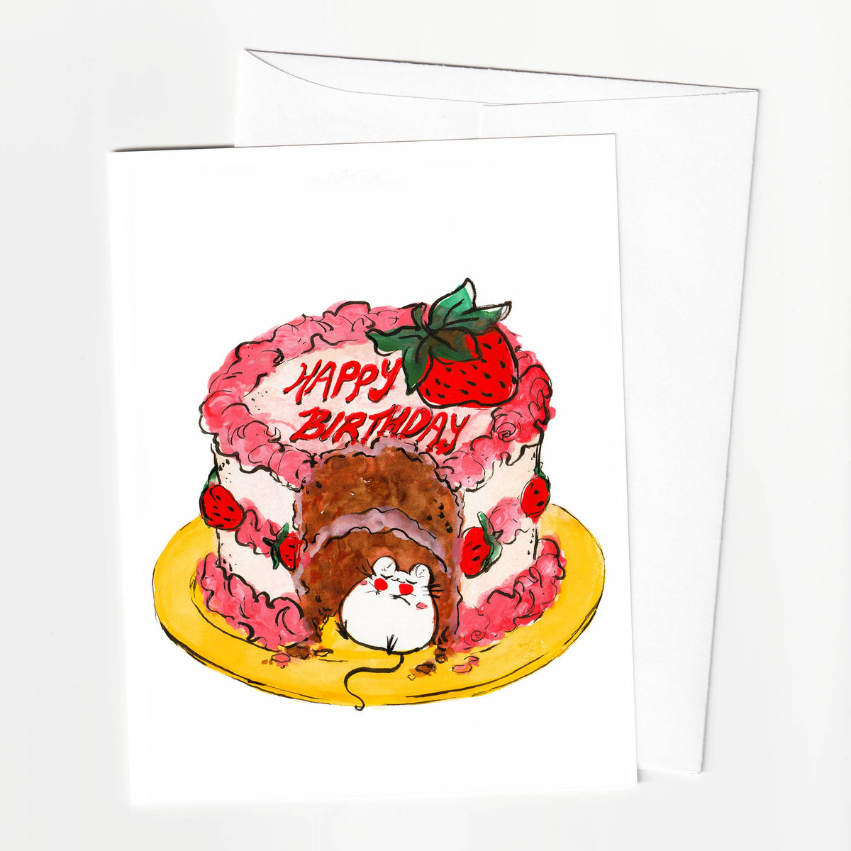 Birthday Cake Mouse Card | Rebekah Evans (NC)