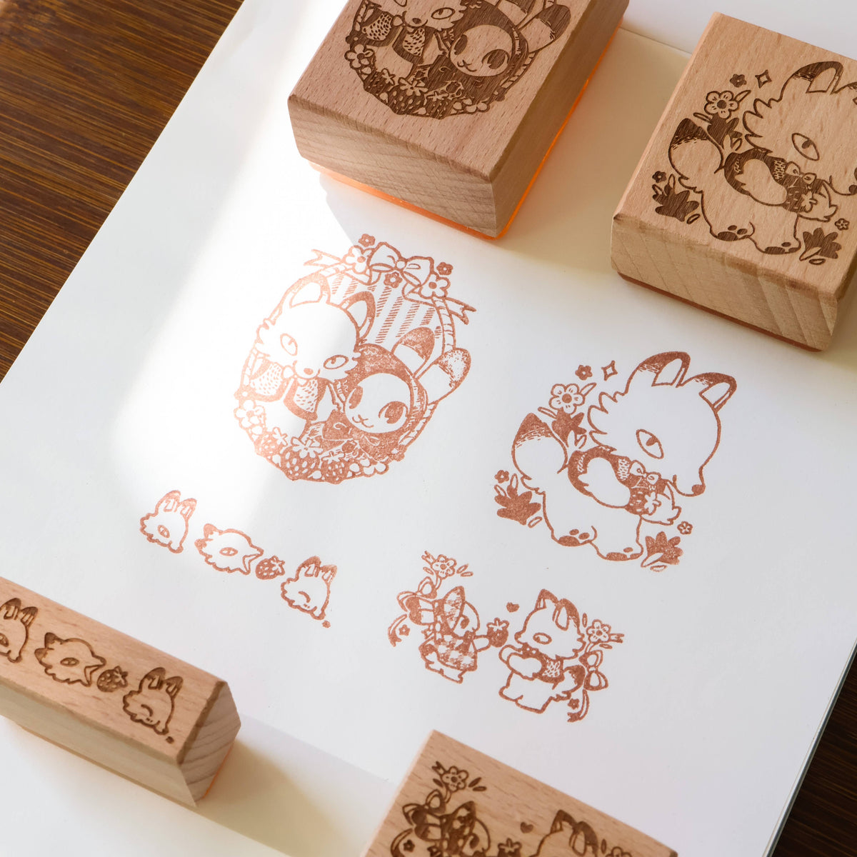 Strawberry Bunny stamp tin mystery box by Thousand Skies, alternate view 6