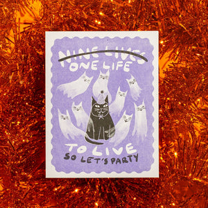 One Life Left Greeting Card | Bromstad Printing Co. (VA)