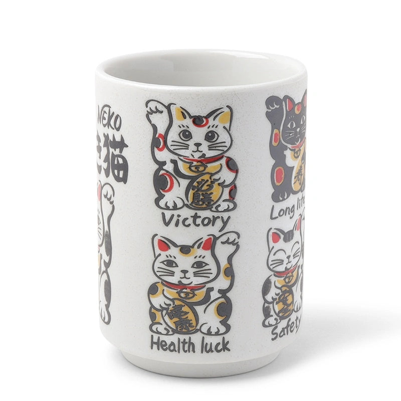 Ceramic Maneki Neko Teacup | Japan