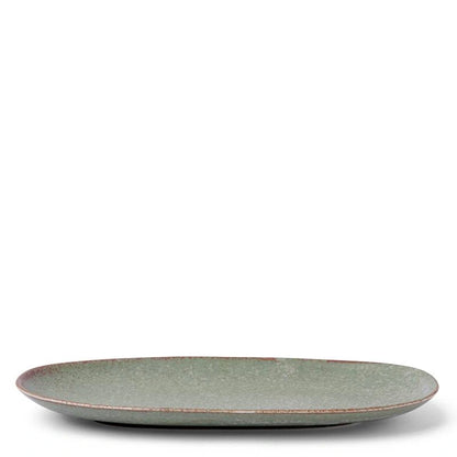 Terra Green Oblong Plate (Japan)