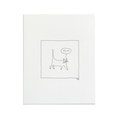 You Only Live Nine Times Letterpress Print | Liana Finck (NY)